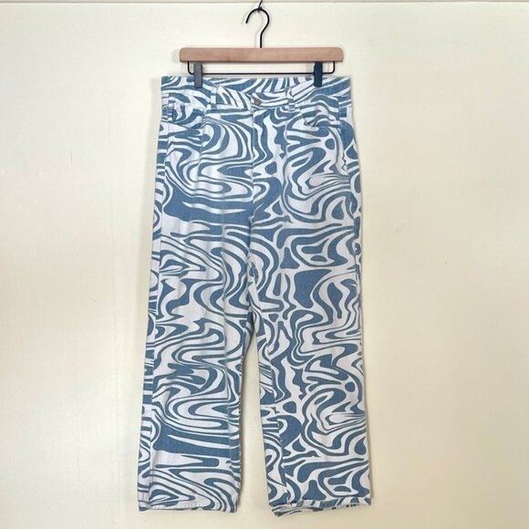 Cider Denim - ✨ Cider Retro Swirl High-Waisted Jeans, 10/12 ✨